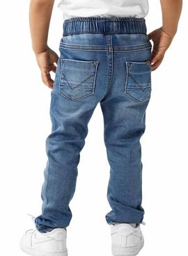 Pantalon Name It bleu moyen pour garçon