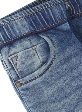 Pantalon Name It bleu moyen pour garçon