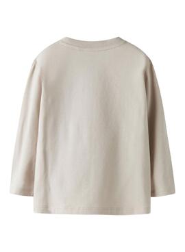 T-shirt Name It tennis beige pour enfant