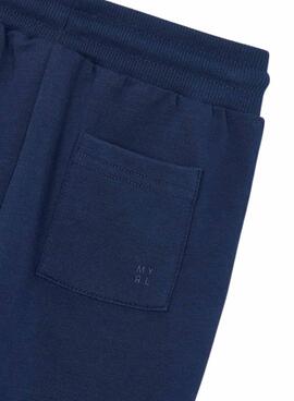 Pantalon jogger Mayoral bleu marine pour garçon