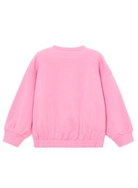 Sweat-shirt Mayoral brodée rose pour fille