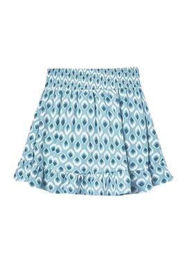 Jupe Mayoral imprimée bleue pour fille