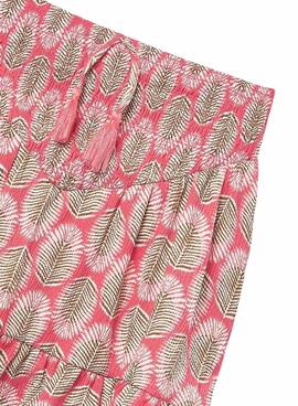 Jupe imprimée corail Mayoral pour fille.