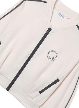 Veste sportive beige Mayoral pour fille