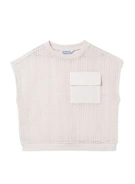 Haut maioral brut découpé pour fille