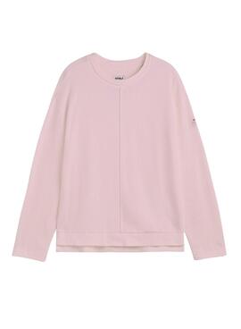 Sweatshirt Ecoalf Ankara rose pour femme