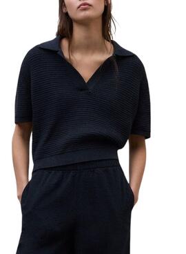 Maillot Ecoalf Anna bleu marine pour femme