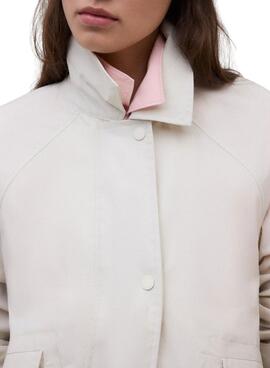 Veste Ecoalf Major beige pour femme