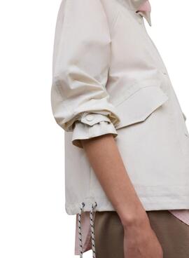 Veste Ecoalf Major beige pour femme