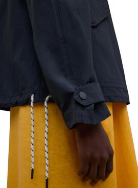 Veste Ecoalf Major marine pour femme