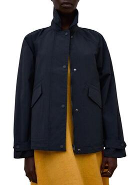 Veste Ecoalf Major marine pour femme