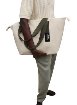Sac à main Ecoalf Areny Medium beige pour femme