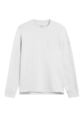 T-shirt Ecoalf à manches longues Sustano blanc pour homme