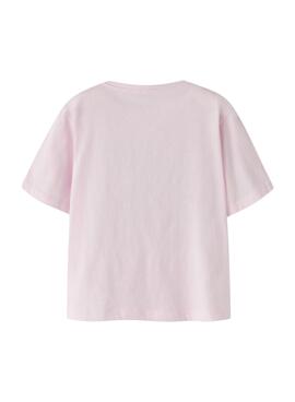 T-shirt Name It Benna imprimé Blossom rose clair pour fille