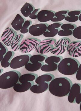 T-shirt Name It Benna imprimé Blossom rose clair pour fille