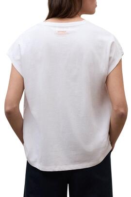 Maillot blanc Ecoalf Namur pour femme