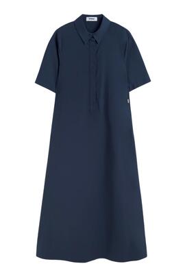 Robe Ecoalf Martina marine pour femme