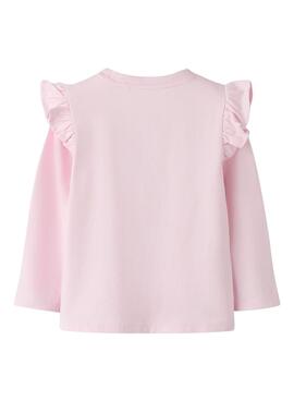 T-shirt Name It baguette magique rose pour fille