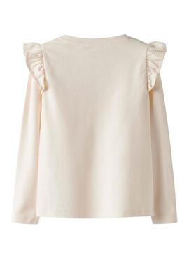 T-shirt Name It fée beige clair pour fille