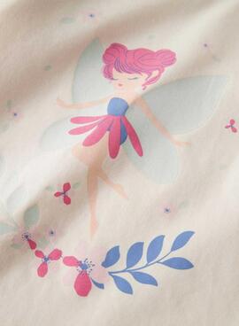 T-shirt Name It fée beige clair pour fille