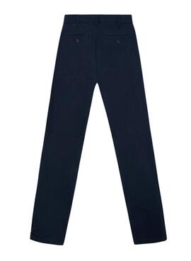 Pantalon chinois bleu marine pour homme Silbon