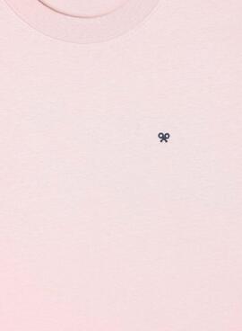 T-shirt Silbon Beach Club rose pour homme