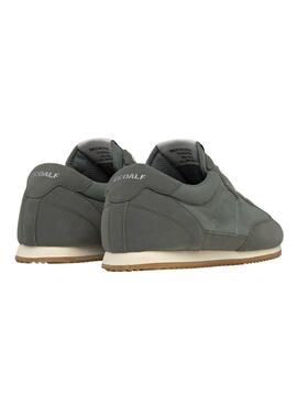 Sneakers Ecoalf Denver vertes pour femme.