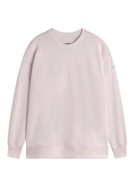 Sweatshirt Ecoalf Storm rose pour femme
