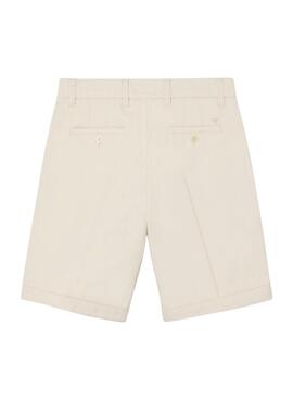 Bermudas classiques beige Silbon pour homme