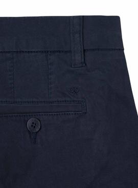 Bermudas classiques bleu marine Silbon pour homme