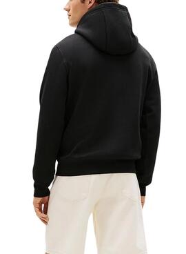 Sweatshirt Tommy Hilfiger Brand Love noir pour homme