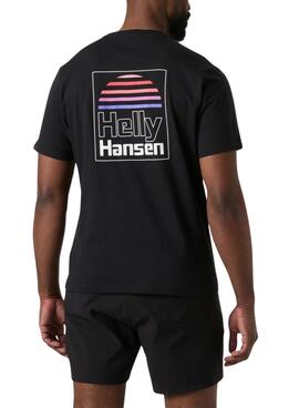 Camiseta Helly Hansen Core noir pour homme