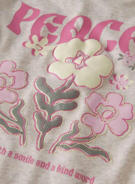 Maillot Name It Dartiana beige pour fille, choisir la gentillesse.