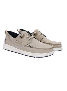 Mocassins Walkin Pitas Byron beige pour homme