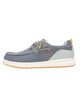 Chaussures bateau Walkin Pitas Bay bleu pour homme.