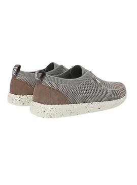 Chaussures Walkin Pitas Fly Washed gris taupe pour homme