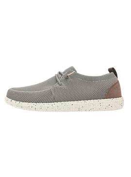 Chaussures Walkin Pitas Fly Washed gris taupe pour homme