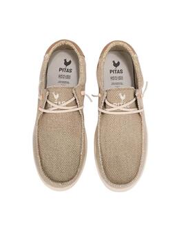 Chaussures Walkin Pitas Kilda beige pour hommes