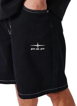 Proyecto Bermudas x Pañuelo negro de Paris para hombre.