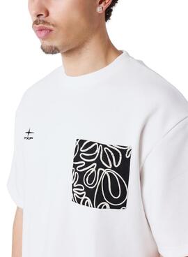 T-shirt Project x Paris Bandana blanc pour homme