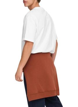 T-shirt Only and Sons Fred blanc pour homme