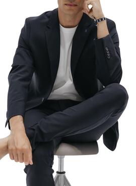 Blazer El Pulpo technique ultralégère bleue marine pour homme