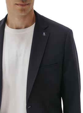 Blazer El Pulpo technique ultralégère bleue marine pour homme