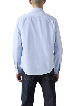 Chemise Levis Sunset Pocket bleue pour homme