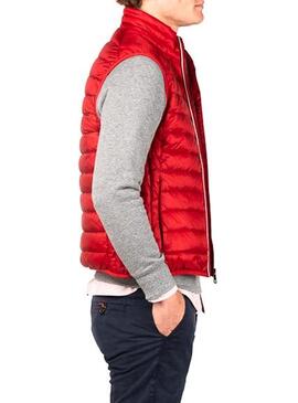 Gilet El Ganso Down Basic Waist Rouge Homme
