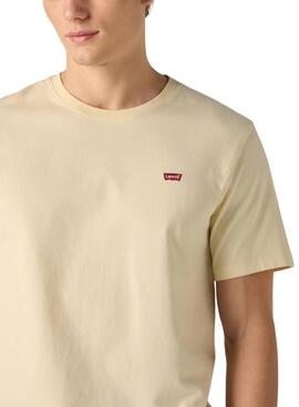 T-shirt Levi's Original jaune pour homme.