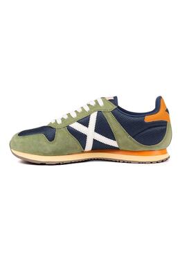 Chaussures Munich Massana Classic vert et marine pour homme