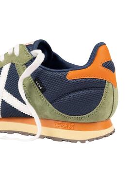 Chaussures Munich Massana Classic vert et marine pour homme