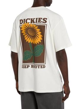 T-shirt Dickies Tournesol blanc pour homme