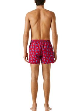 Maillot de bain Pepe Jeans Funky Lobster rouge pour homme